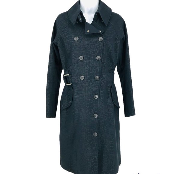 COLUMBIA TITANIUM OMNI SHIELD WOMENS TRENCH COAT BLACK - Picture 1 of 15
